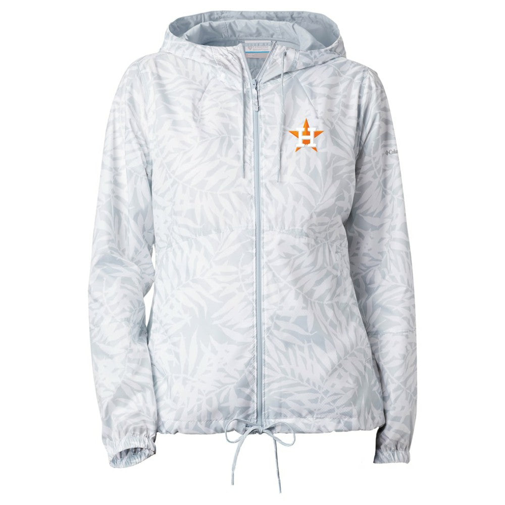 Houston Astros Women's Flash Forward Full-Zip Windbreaker Jacket Gray
