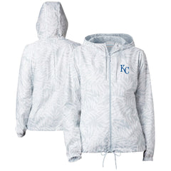 Kansas City Royals Women's Flash Forward Full-Zip Windbreaker Jacket White