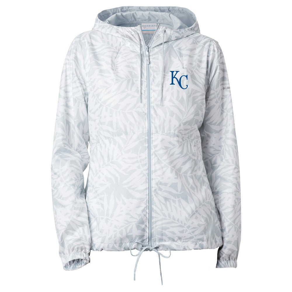 Kansas City Royals Women's Flash Forward Full-Zip Windbreaker Jacket White