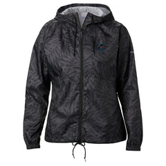 Miami Marlins Women's Flash Forward Full-Zip Windbreaker Jacket Black
