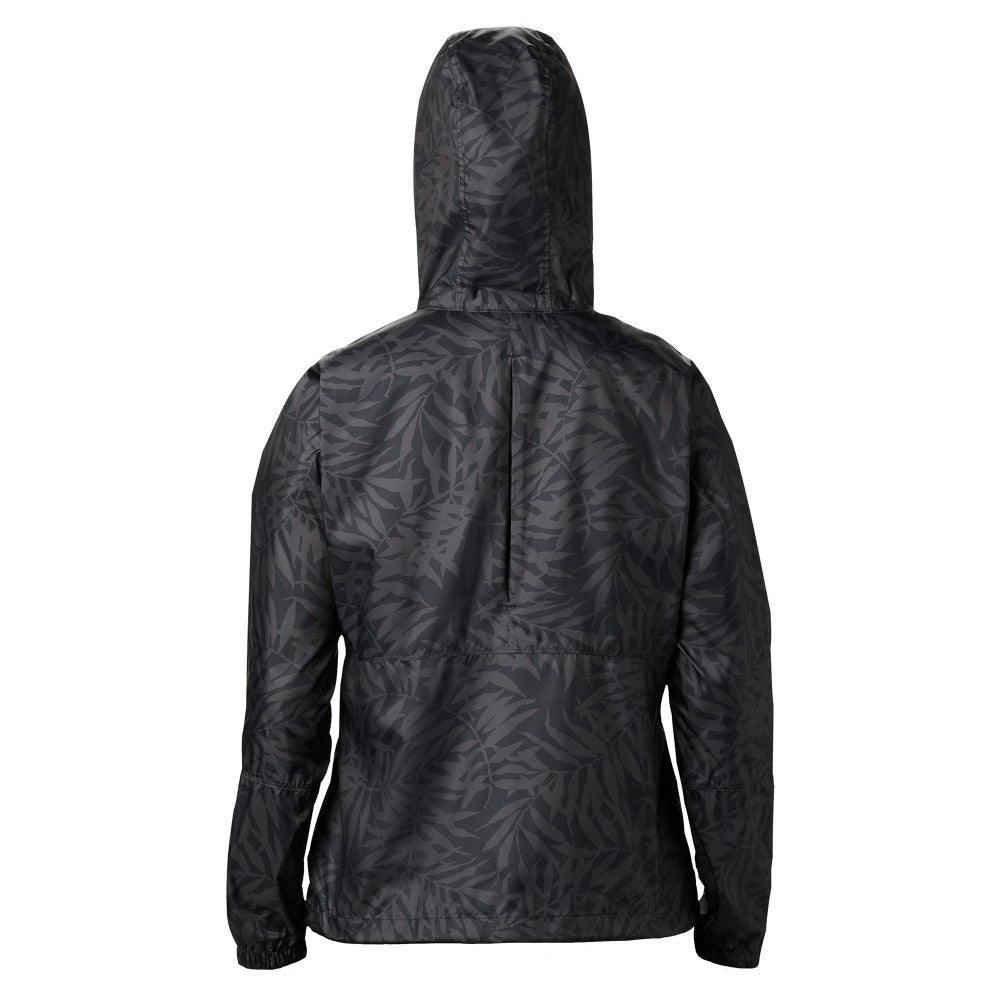 Miami Marlins Women's Flash Forward Full-Zip Windbreaker Jacket Black