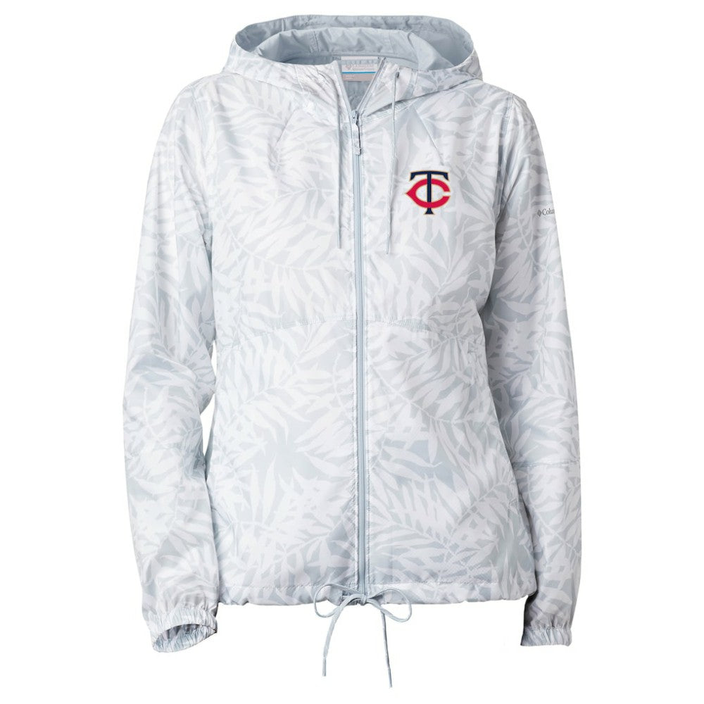 Minnesota Twins Women's Flash Forward Full-Zip Windbreaker Jacket Gray