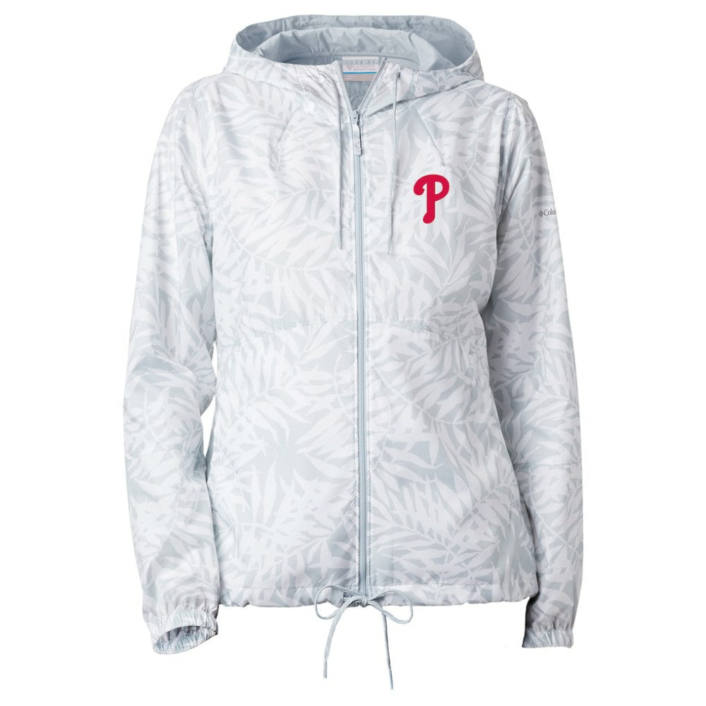 Philadelphia Phillies Women's Flash Forward Full-Zip Windbreaker Jacket Gray