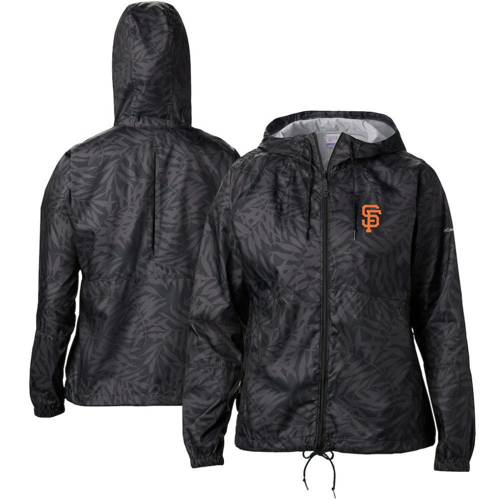 San Francisco Giants Women's Flash Forward Full-Zip Windbreaker Jacket Black
