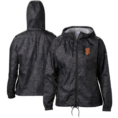 San Francisco Giants Women's Flash Forward Full-Zip Windbreaker Jacket Black