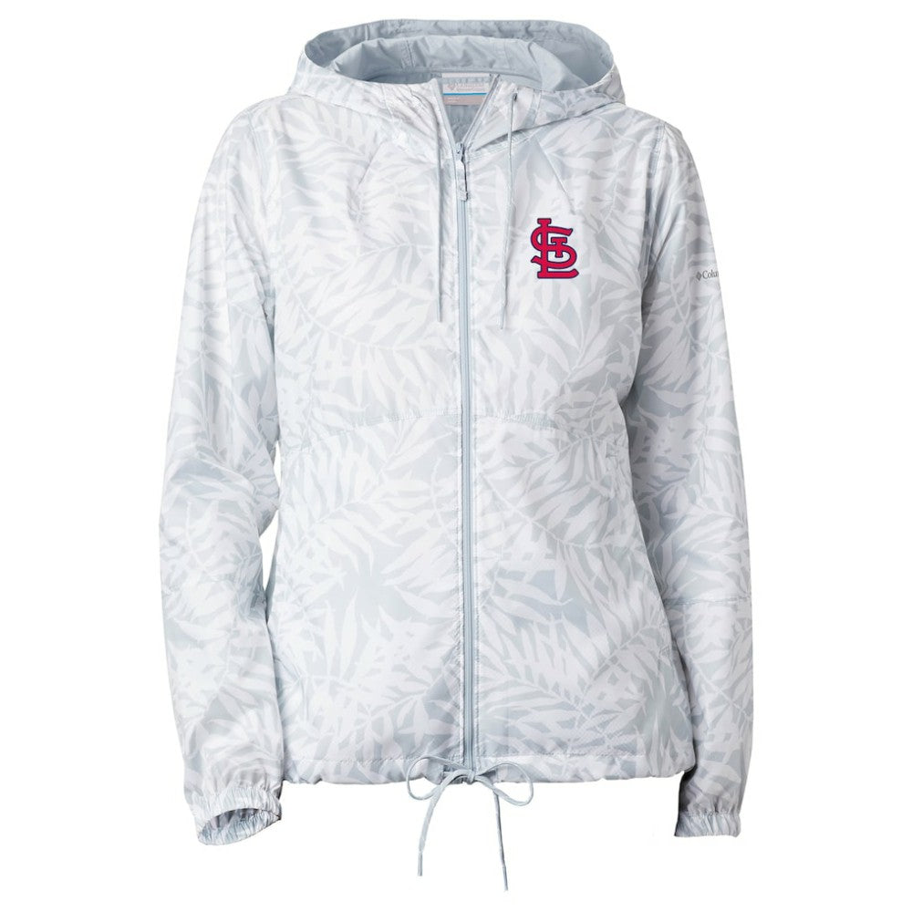 St. Louis Cardinals Women's Flash Forward Full-Zip Windbreaker Jacket Gray