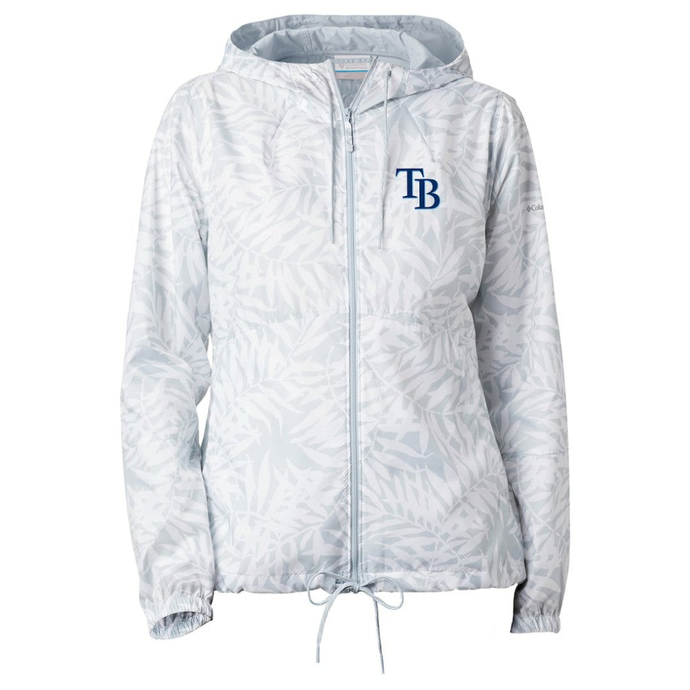 Tampa Bay Rays Women's Flash Forward Full-Zip Windbreaker Jacket Gray