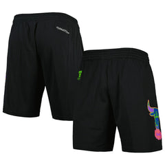 Chicago Bulls Hardwood Classics Color Bomb Energy Shorts - Black cheap