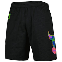 Chicago Bulls Hardwood Classics Color Bomb Energy Shorts - Black cheap