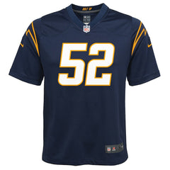 Khalil Mack Los Angeles Chargers Youth Game Jersey - Navy sale