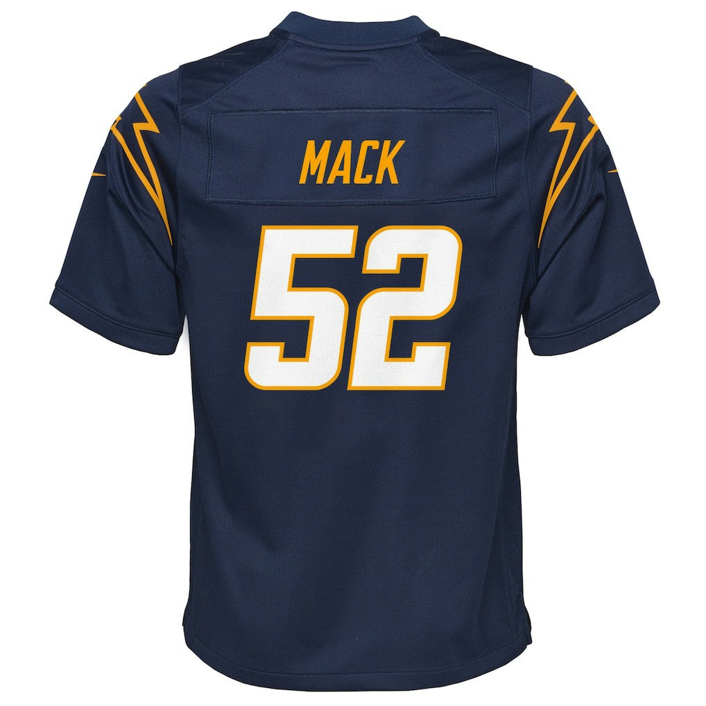 Khalil Mack Los Angeles Chargers Youth Game Jersey - Navy sale