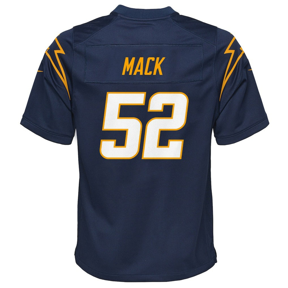 Khalil Mack Los Angeles Chargers Youth Game Jersey - Navy sale