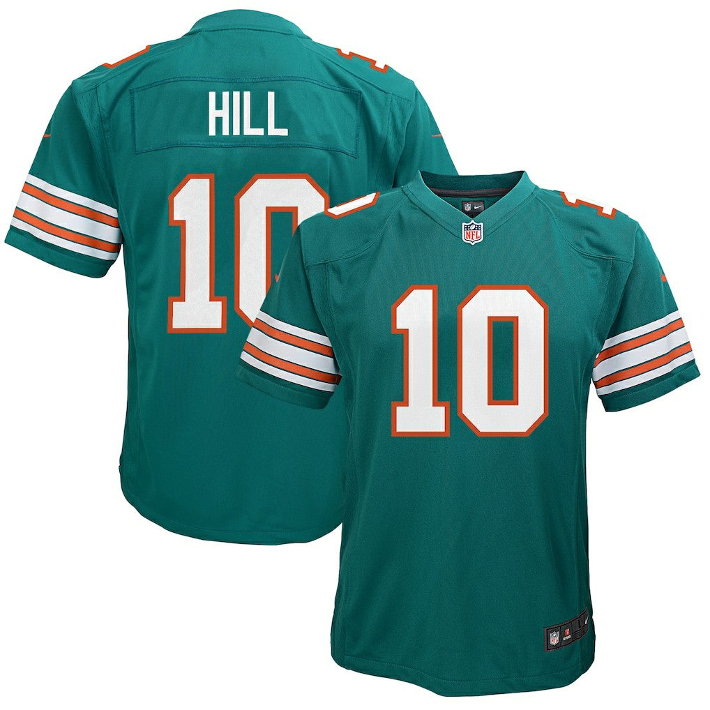 Tyreek Hill Miami Dolphins Youth Game Jersey - Aqua for sale
