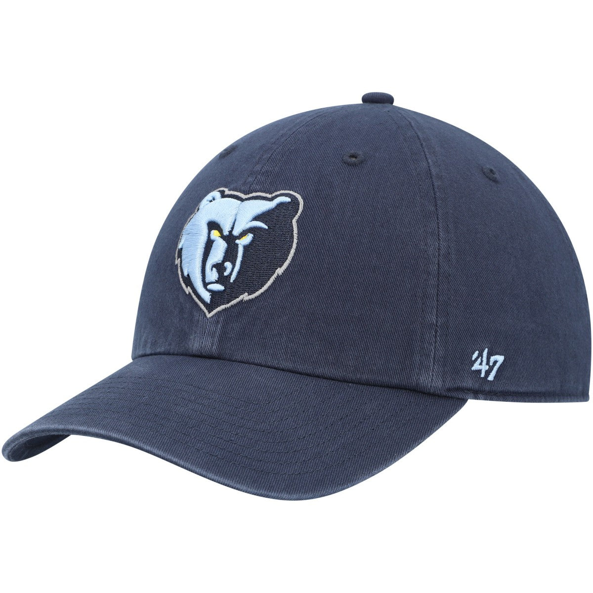 Memphis Grizzlies '47 Core Logo Clean Up Adjustable Hat - Navy shop