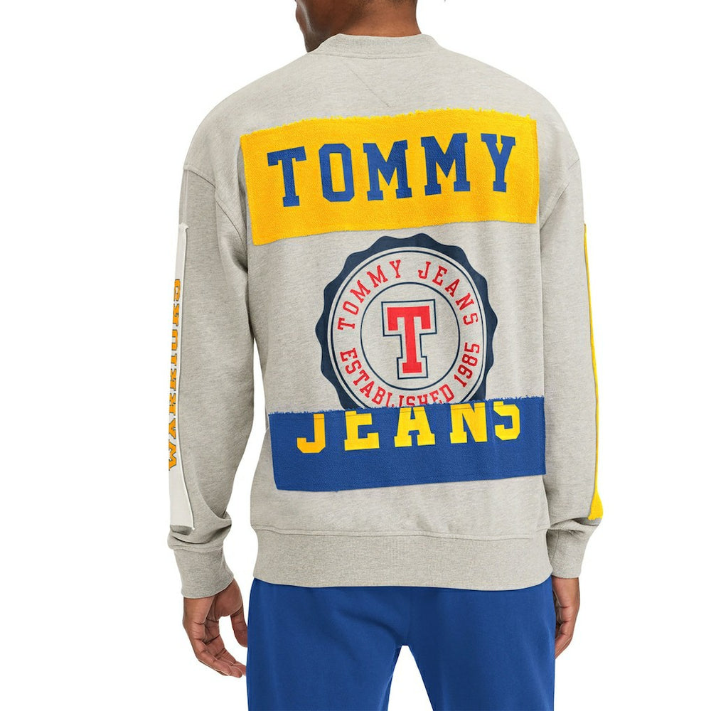 Golden State Warriors Tommy Jeans James Patch Pullover Sweatshirt sale - Gray on sale