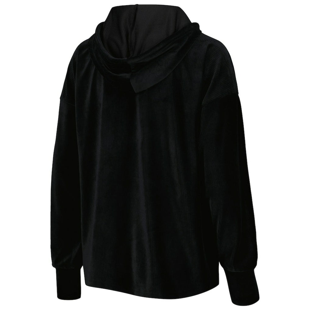 Chicago Bulls Touch Women's End Line Velour Pullover Hoodie sale - Black online