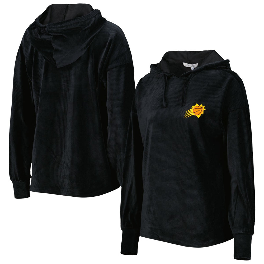 Phoenix Suns Touch Women's End Line Velour Pullover Hoodie - Black outlet