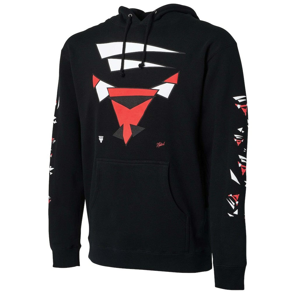 Chicago Bulls NBA x Naturel No Caller ID Pullover Hoodie - Black cheap