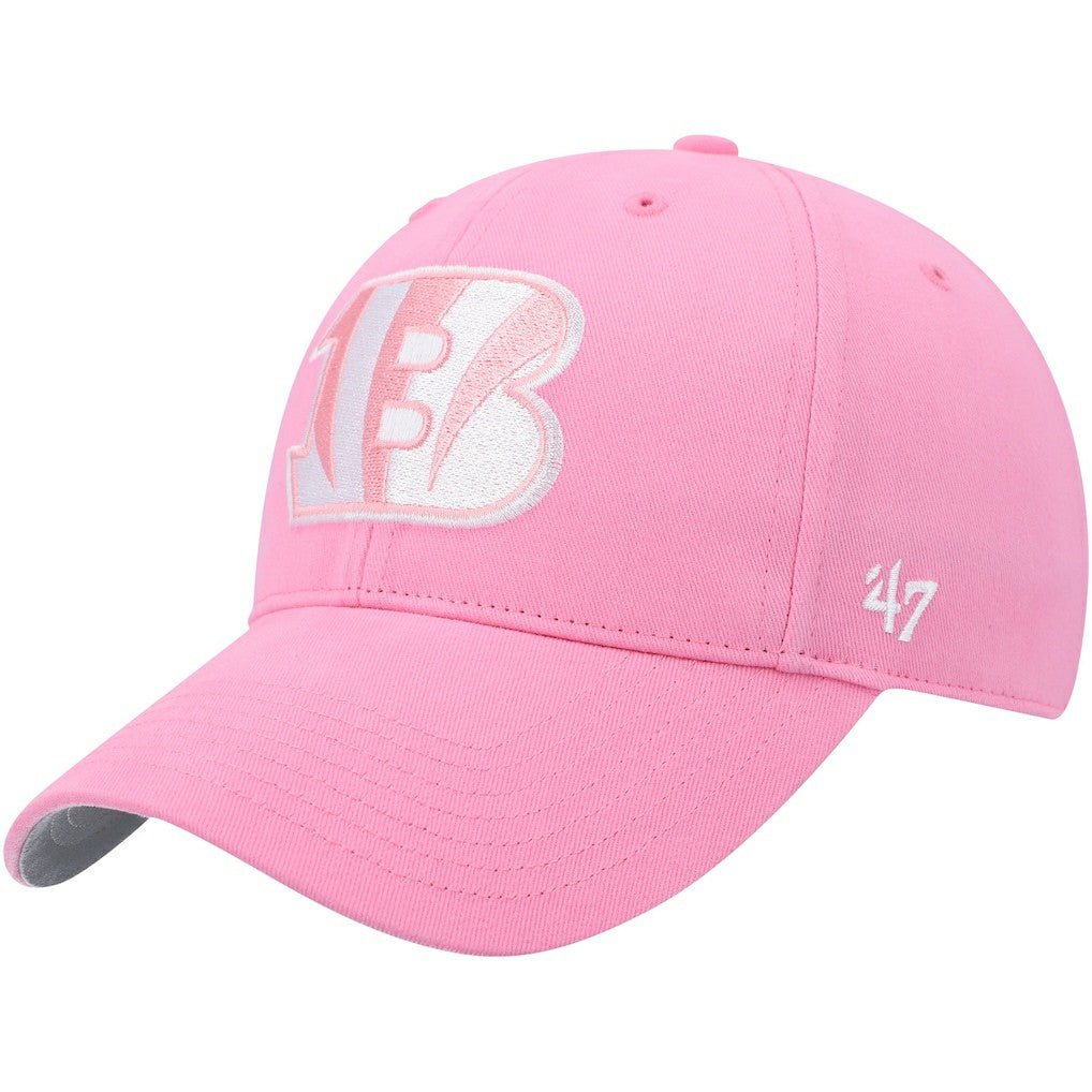 Cincinnati Bengals '47 Girls Youth Rose MVP Adjustable Hat - Pink discount