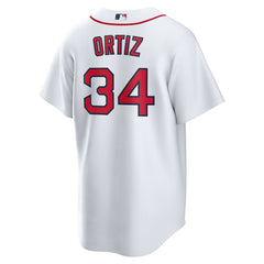 David Ortiz Boston Red Sox Home Replica Player Jersey White