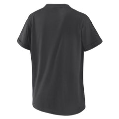 Washington Nationals WEAR by Erin Andrews Women's Oversized Boyfriend T-Shirt Charcoal