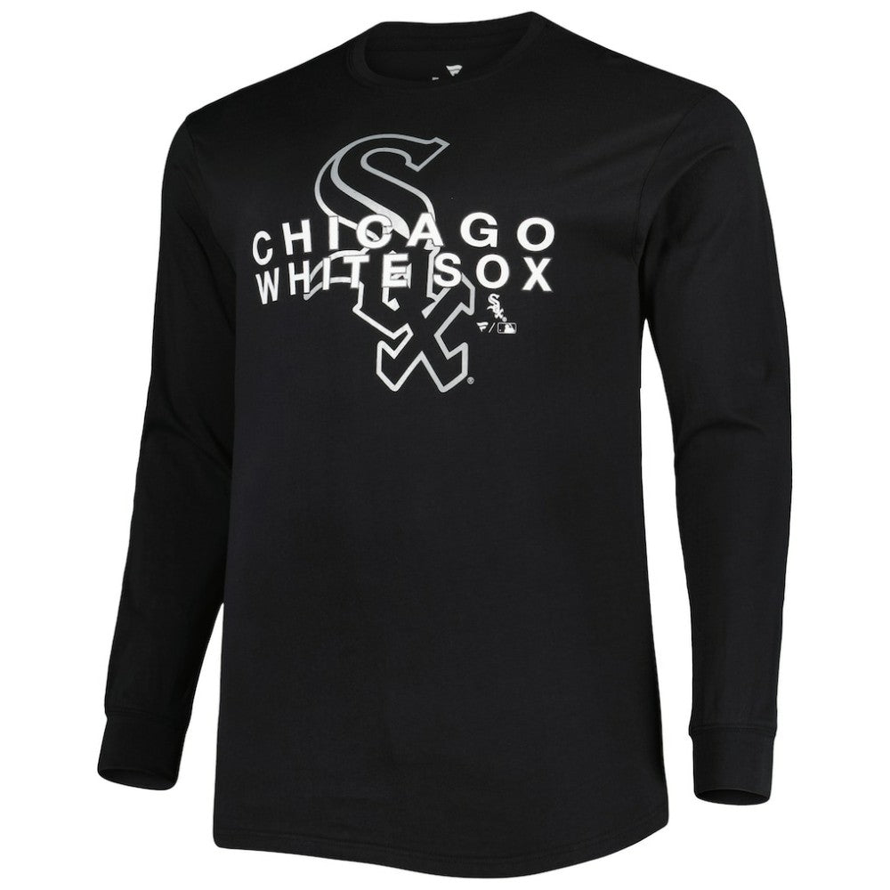 Chicago White Sox Big & Tall Long Sleeve T-Shirt Black