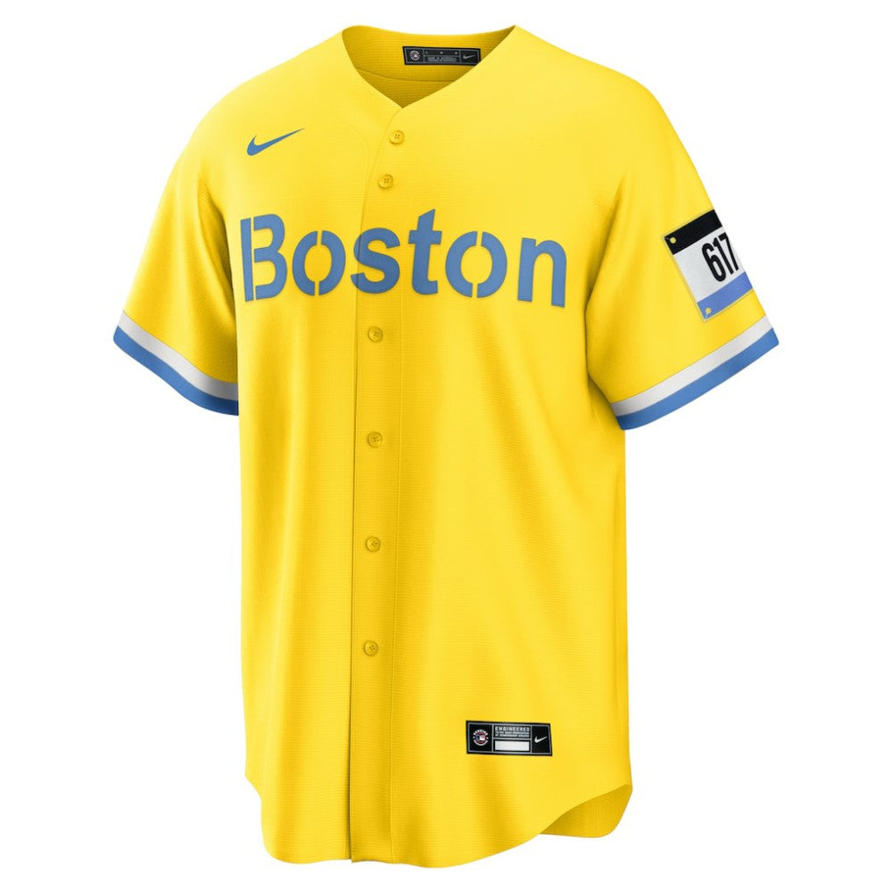 David Ortiz Boston Red Sox Retired Player City Connect Replica Jersey Gold