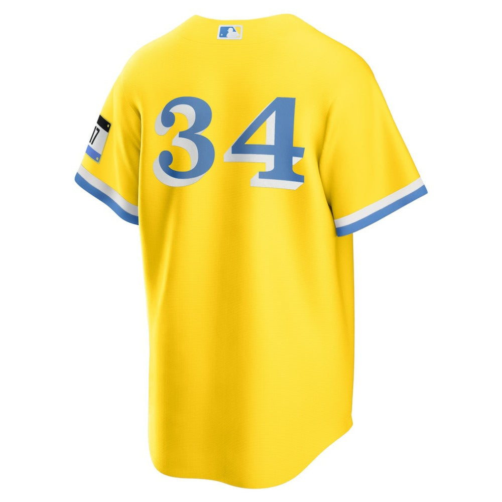 David Ortiz Boston Red Sox Retired Player City Connect Replica Jersey Gold