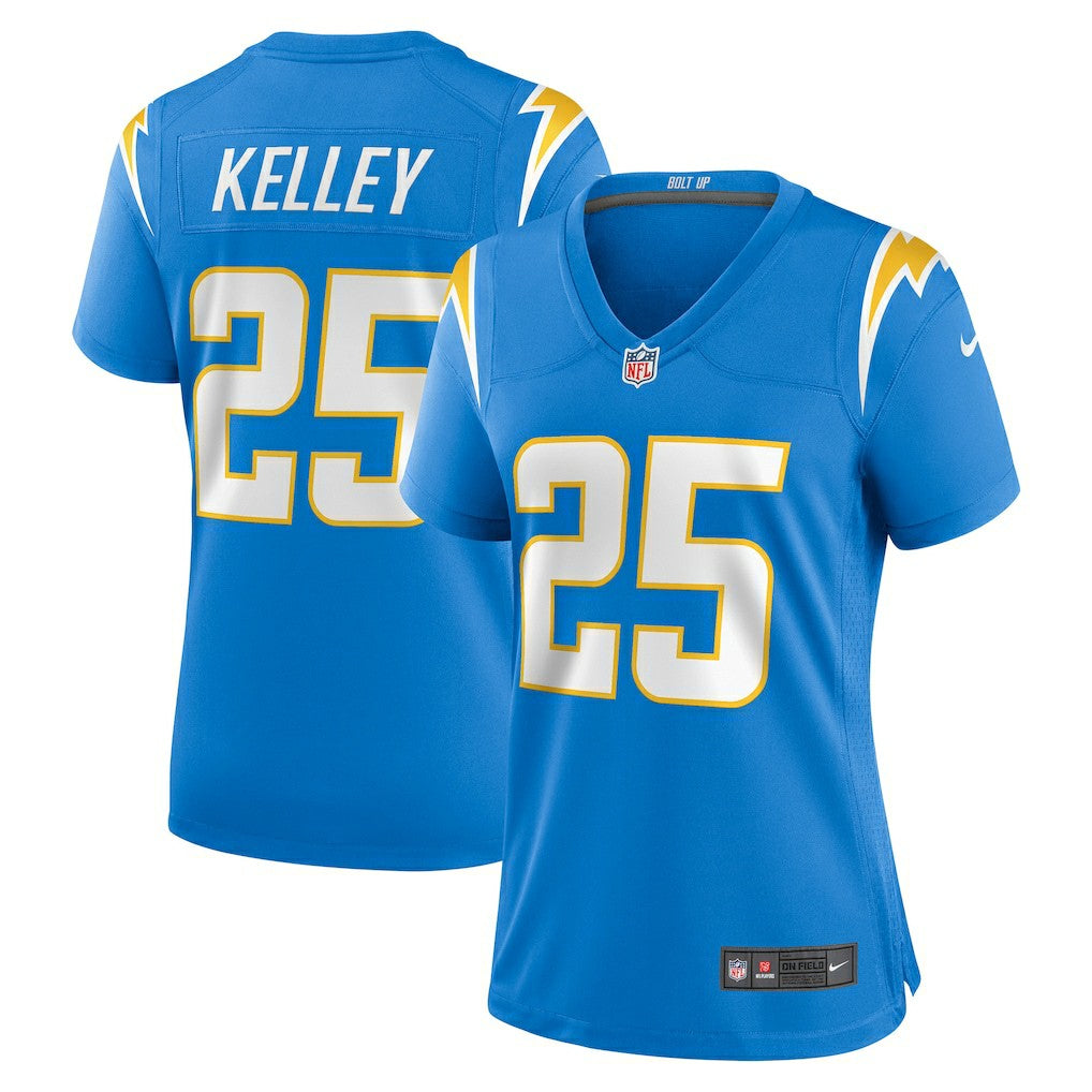 Joshua Kelley Los Angeles Chargers Women's Player Game Jersey - Powder Blue on sale