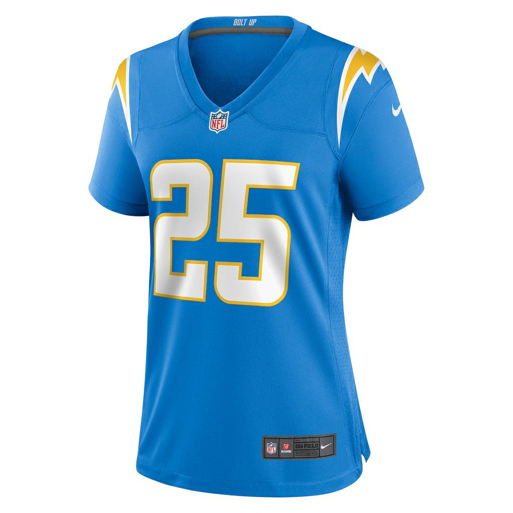 Joshua Kelley Los Angeles Chargers Women's Player Game Jersey - Powder Blue on sale
