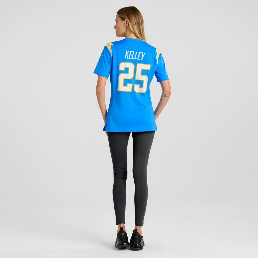 Joshua Kelley Los Angeles Chargers Women's Player Game Jersey - Powder Blue on sale