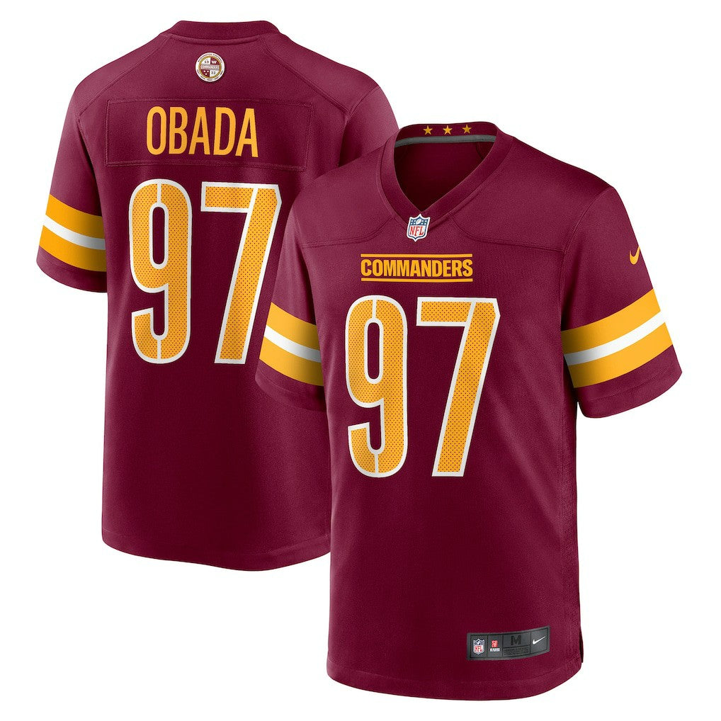 Efe Obada Washington Commanders Game Jersey - Burgundy sale