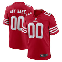 San Francisco 49ers Custom Jersey - Scarlet on sale
