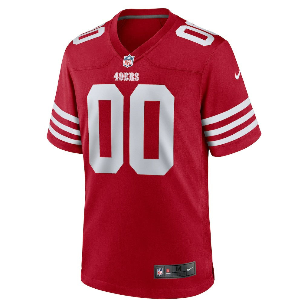 San Francisco 49ers Youth Game Custom Jersey - Scarlet cheap
