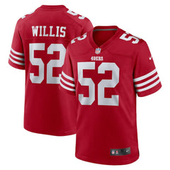Patrick Willis San Francisco 49ers Retired Player Game Jersey - Scarlet outlet
