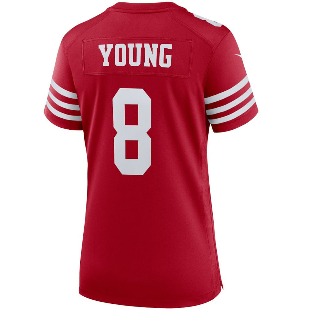 Steve Young San Francisco 49ers Women's Retired Player Game Jersey - Scarlet for sale