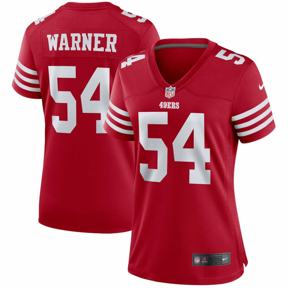Fred Warner San Francisco 49ers Women's Player Jersey - Scarlet for sale