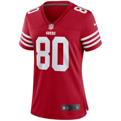 Jerry Rice San Francisco 49ers Women's Retired Player Game Jersey - Scarlet on sale