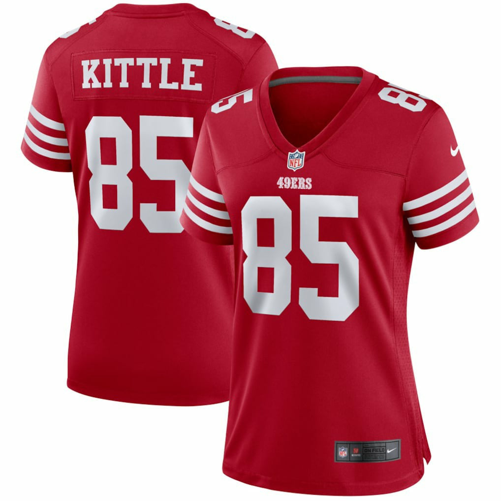 George Kittle San Francisco 49ers Women's Player Jersey - Scarlet online