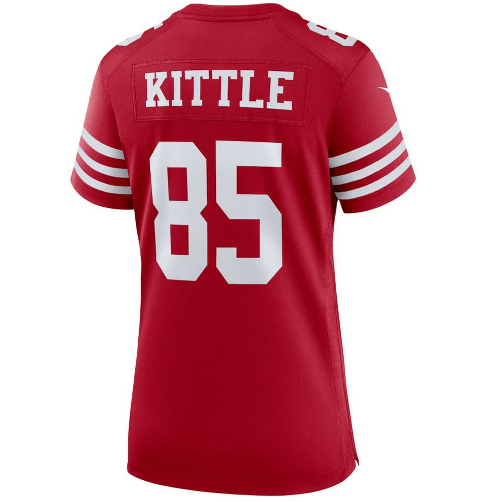 George Kittle San Francisco 49ers Women's Player Jersey - Scarlet online