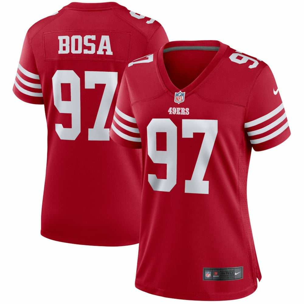 Nick Bosa San Francisco 49ers Women's Player Jersey - Scarlet cheap