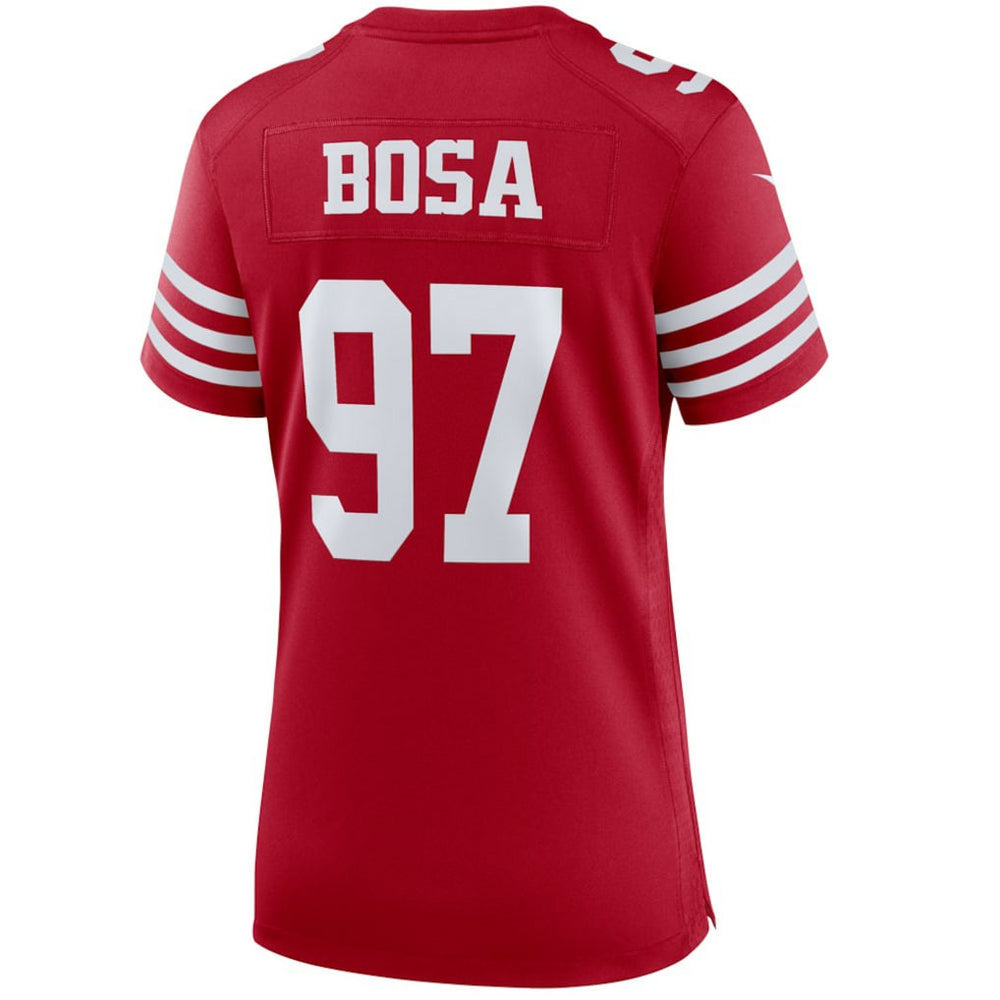 Nick Bosa San Francisco 49ers Women's Player Jersey - Scarlet cheap