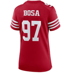Nick Bosa San Francisco 49ers Women's Player Jersey - Scarlet cheap
