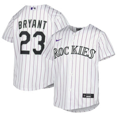 Kris Bryant Colorado Rockies Youth Alternate Replica Player Jersey White