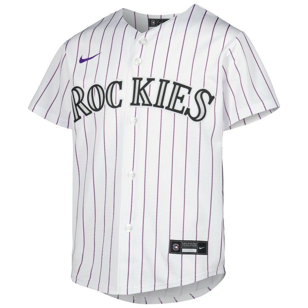 Kris Bryant Colorado Rockies Youth Alternate Replica Player Jersey White