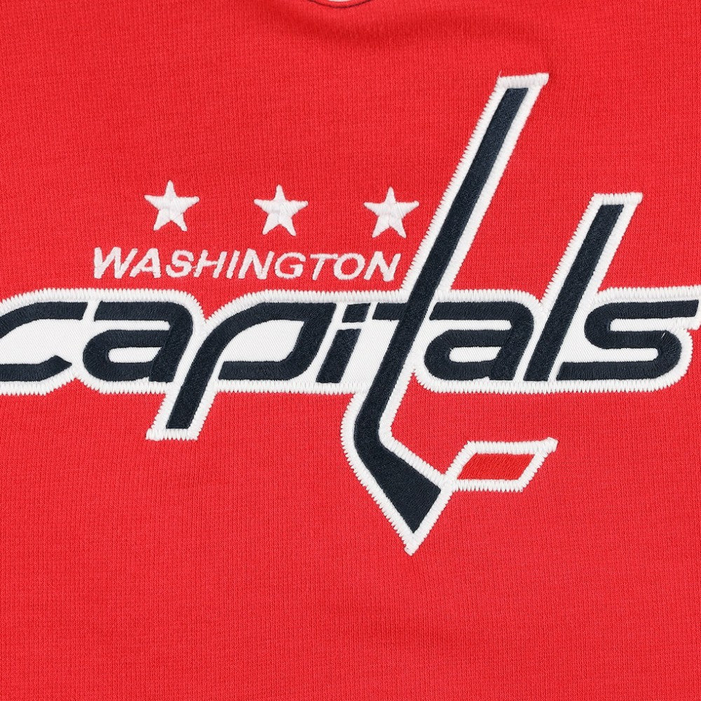 TJ Oshie Washington Capitals Youth Ageless Must-Have V-Neck Name & Number Pullover Hoodie - Red Hoodies