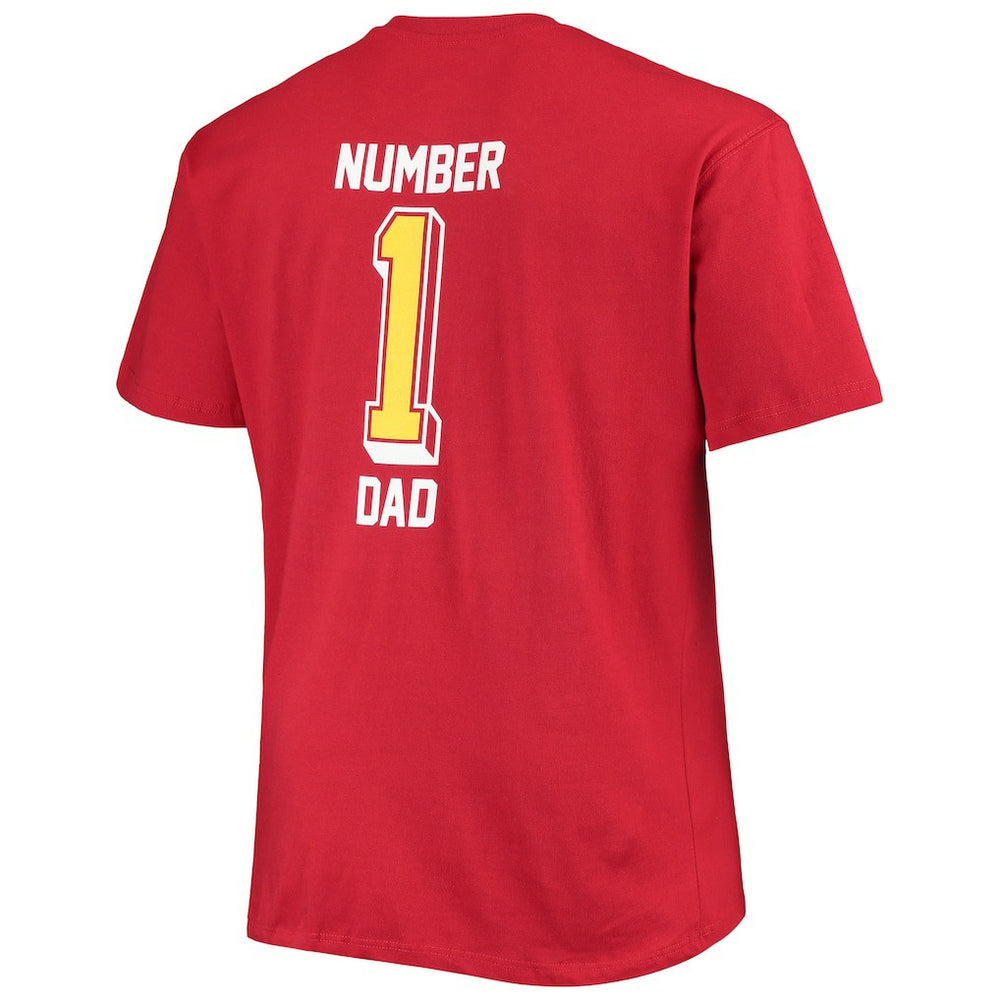 Arizona Cardinals Big & Tall #1 Dad 2-Hit T-Shirt - Cardinal cheap