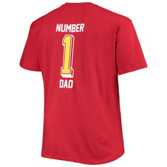 Arizona Cardinals Big & Tall #1 Dad 2-Hit T-Shirt - Cardinal cheap