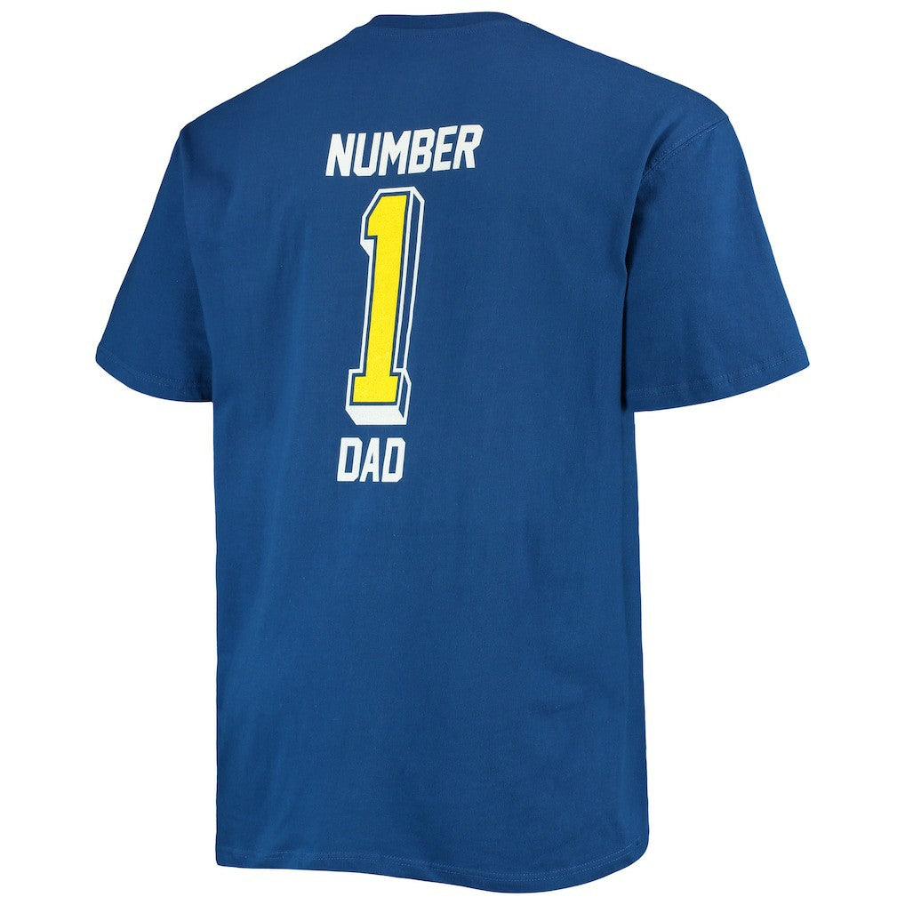Los Angeles Rams Big & Tall #1 Dad 2-Hit T-Shirt - Royal online