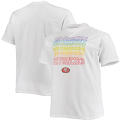 San Francisco 49ers Big & Tall City Pride T-Shirt - White cheap
